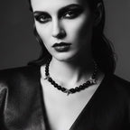 Onyx & Sterling Silver Starfish Necklace – Last One Available – This Version Will Not Be Repeated