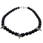 Onyx & Sterling Silver Starfish Necklace – Last One Available – This Version Will Not Be Repeated