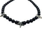 Onyx & Sterling Silver Starfish Necklace – Last One Available – This Version Will Not Be Repeated