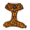 Burnt Orange Leopard Design Dog Harness
