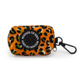 Burnt Orange Leopard Design Poop Bag Holder