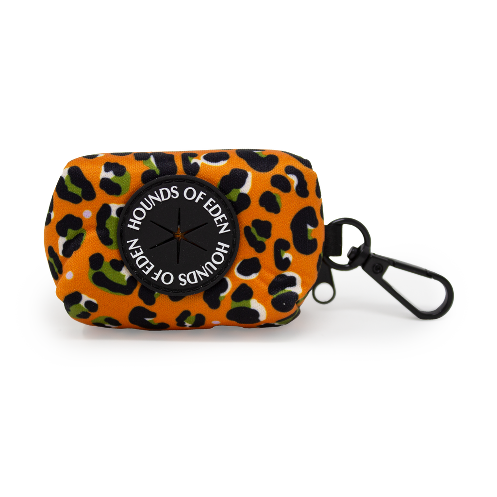 Burnt Orange Leopard Design Dog Harness