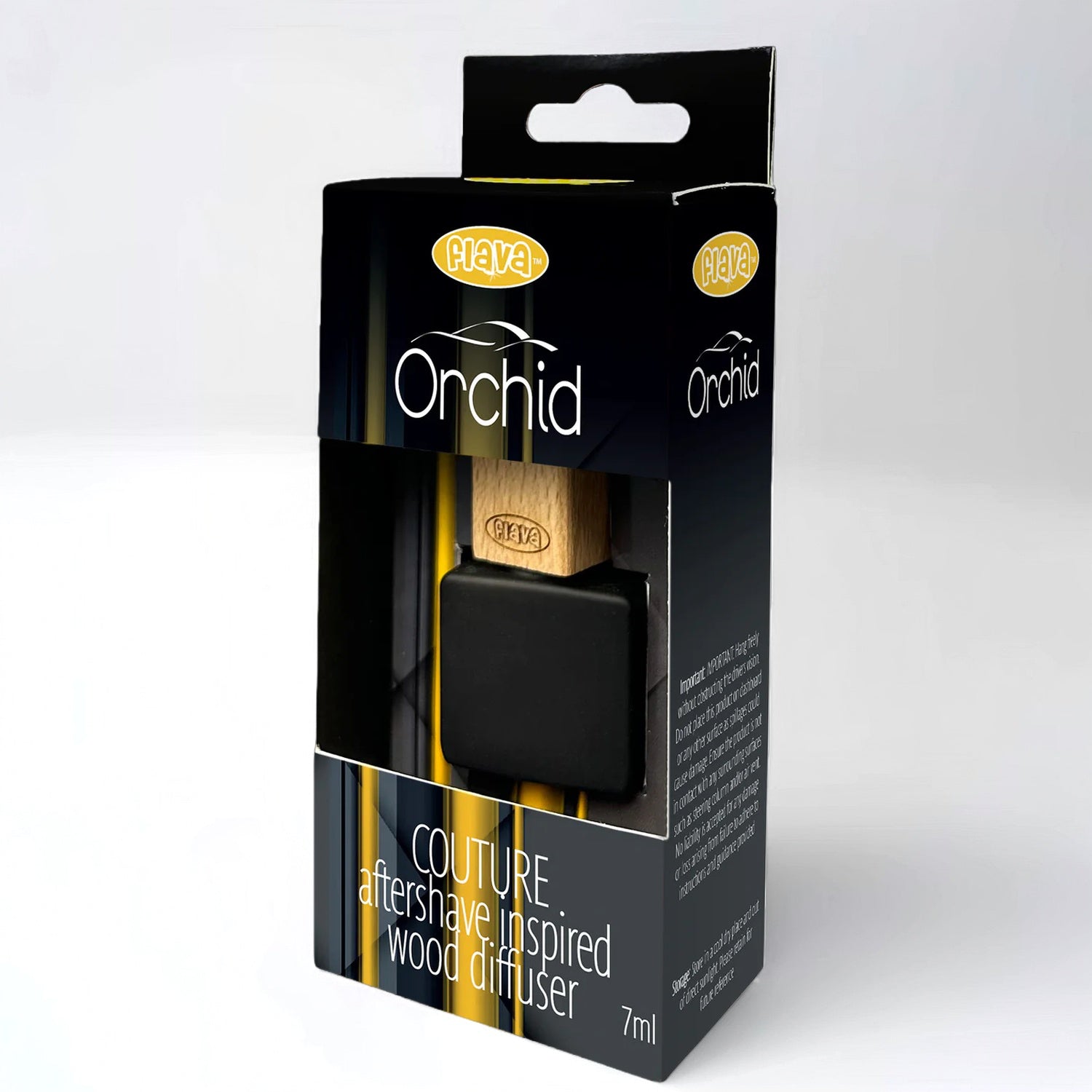 Flava Couture Wood Car Air Freshener - Orchid