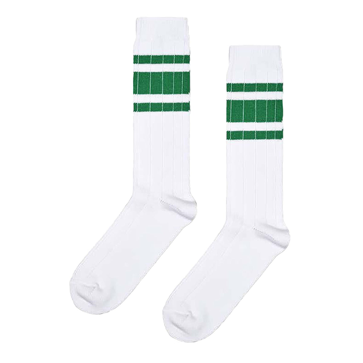 Classic Striped Chunky Rib Sport Socks for Men and Women