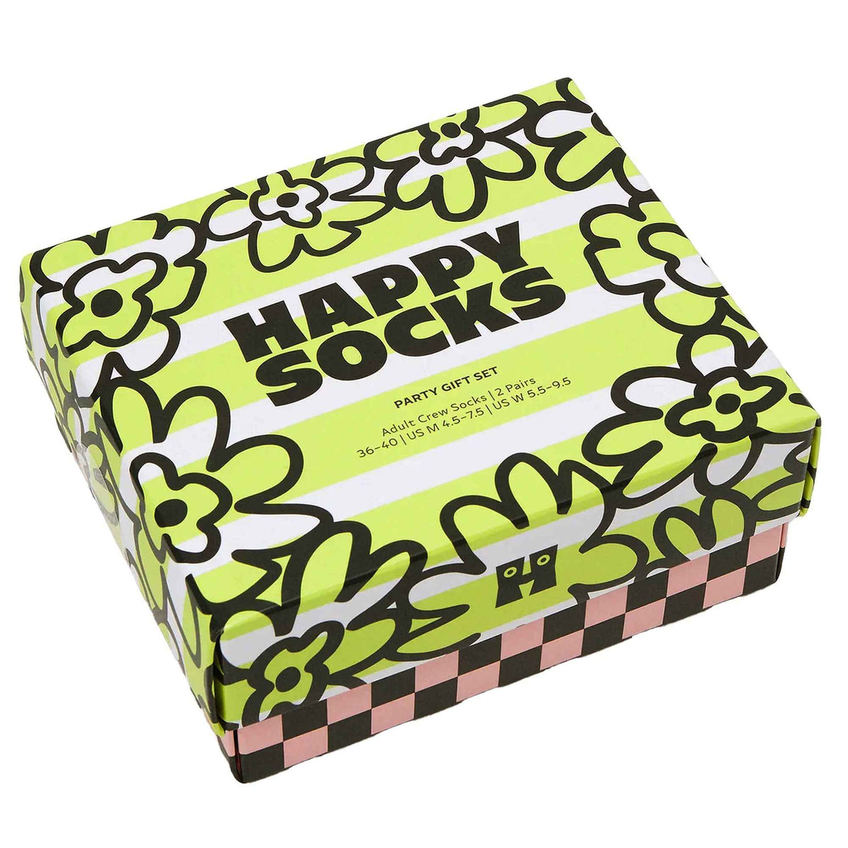 2 Pack Colourful Party Socks Giftbox Set for Men and Women