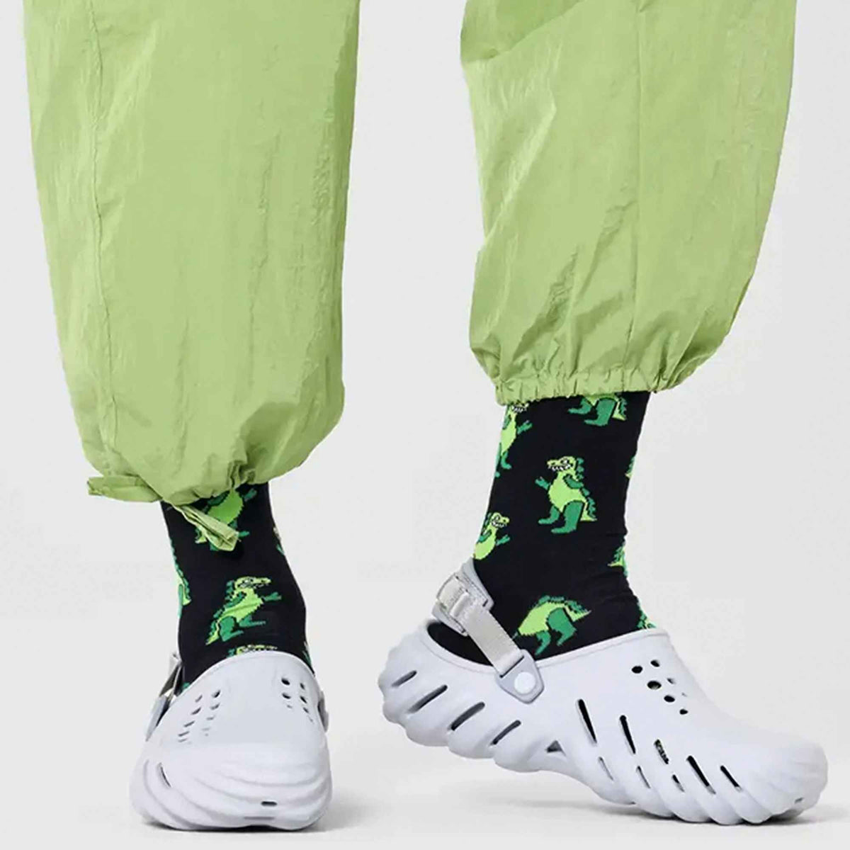Dinosaur Design Cotton Blend Socks for Men and Women