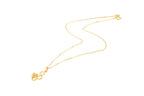 Bumblebee Honeycomb Gold Chain Necklace