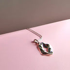 Textile Twist Sterling Silver Chain Necklace