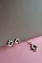 Textile Twist Sterling Silver Chain Necklace