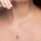 Textile Twist Sterling Silver Chain Necklace