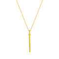 Minimalist Gold Bar Pendant