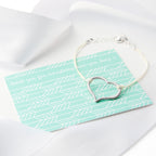 Sterling Silver Heart Woven Bracelet