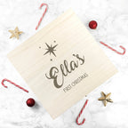 Personalised Minimalist Engraved Christmas Box