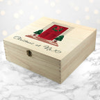 Personalised Festive Door Christmas Box