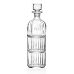 Personalised Stacking Whisky Decanter and Tumblers Set