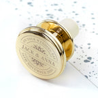 Personalised Happy Anniversary Bottle Stopper