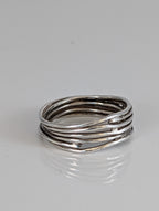 925 Silver Wired Band – Handmade Ring for Him or Her