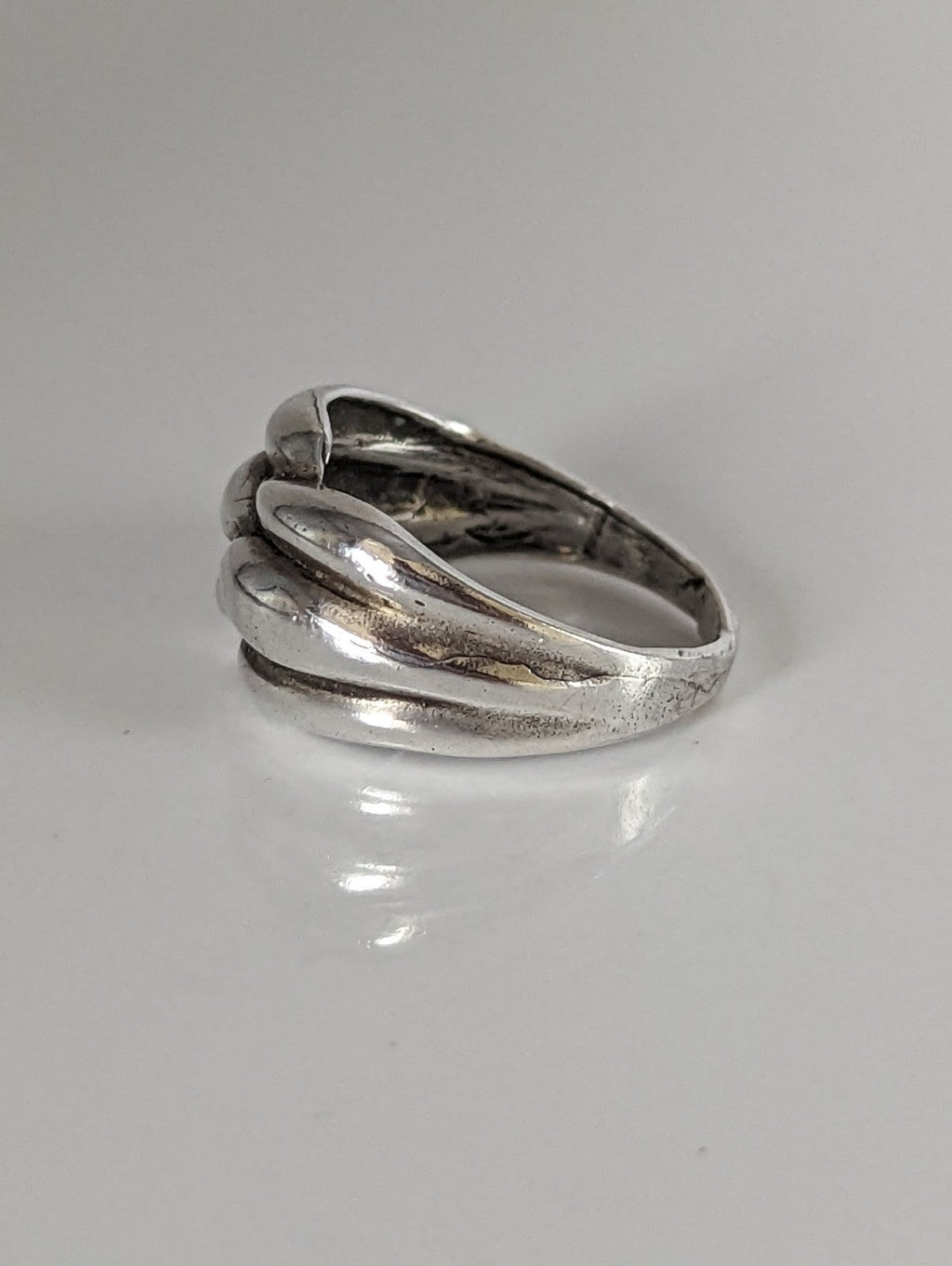 Silver Steed Ear of Grain Silver Ring