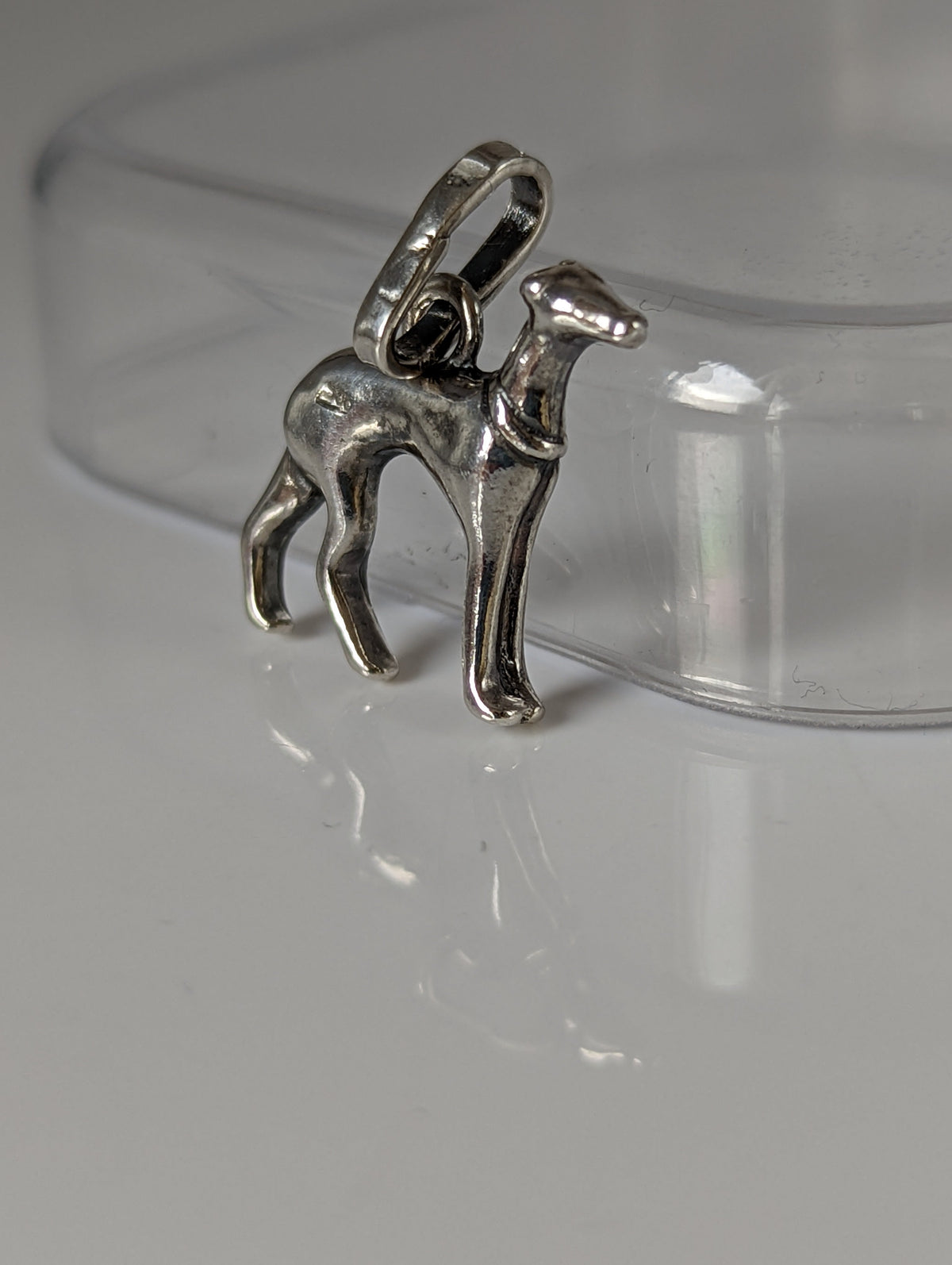 Silver Steed Greyhound Silver Pendant