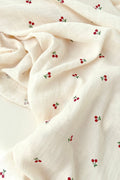 The Cherry Muslin Blanket Swaddle