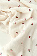 The Cherry Muslin Blanket Swaddle
