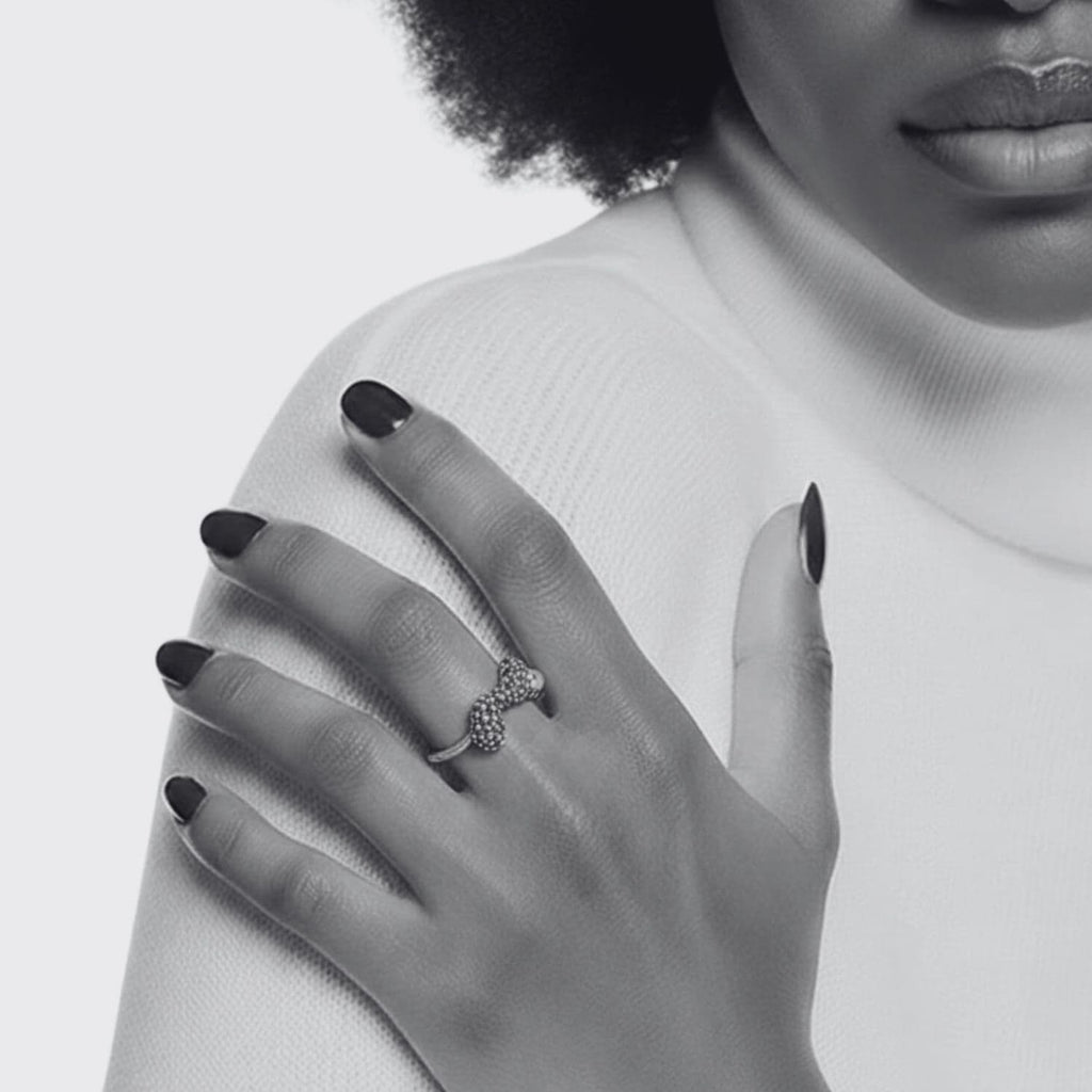 Sea Slug Ring – Handmade Sterling Silver 925 with Freshwater Pearl