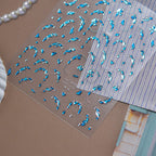 Hello Claws | Pearl Shell Gemstone Necklace Nail Deco Sticker