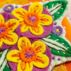 Penelope Flower Felt Craft Brooch Kit for Beginners