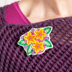 Penelope Flower Felt Craft Brooch Kit for Beginners