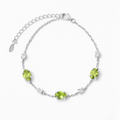 Peridot Bracelet in Sterling Silver