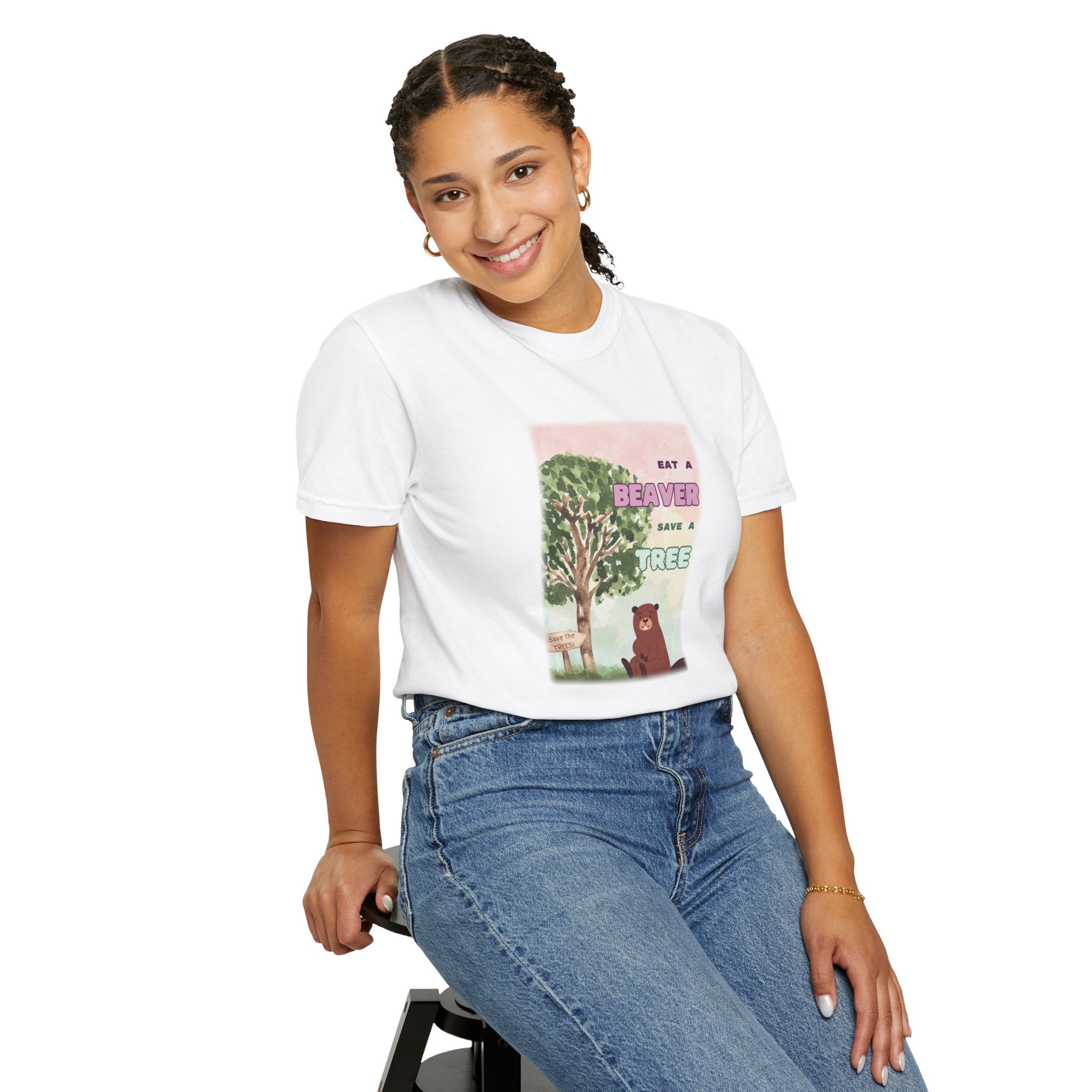 "Eat A Beaver Save A Tree" T-Shirt
