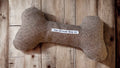 Handcrafted Toy Squeaky Dog Bone - choice of fabrics
