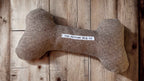 Handcrafted Toy Squeaky Dog Bone - choice of fabrics