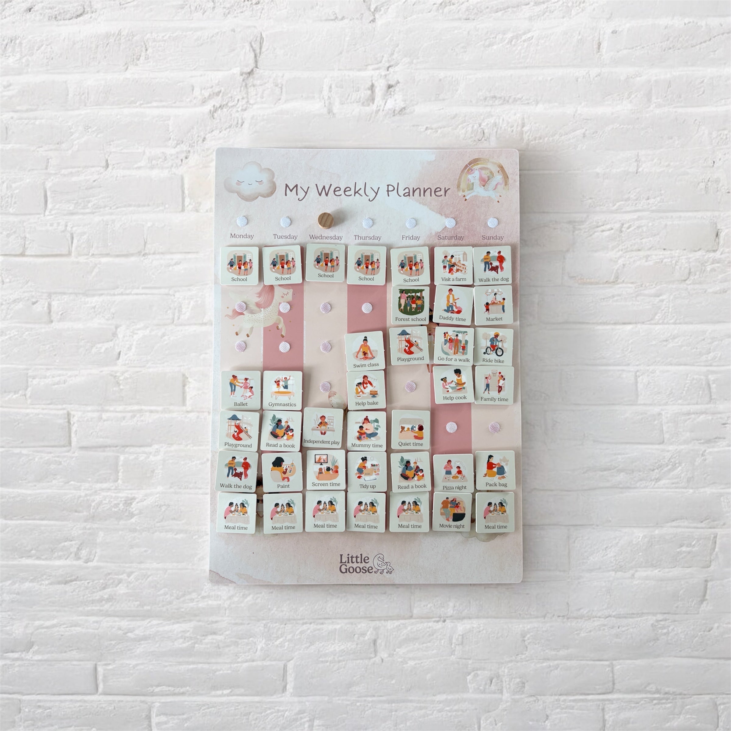 Weekly Planner for Kids A3