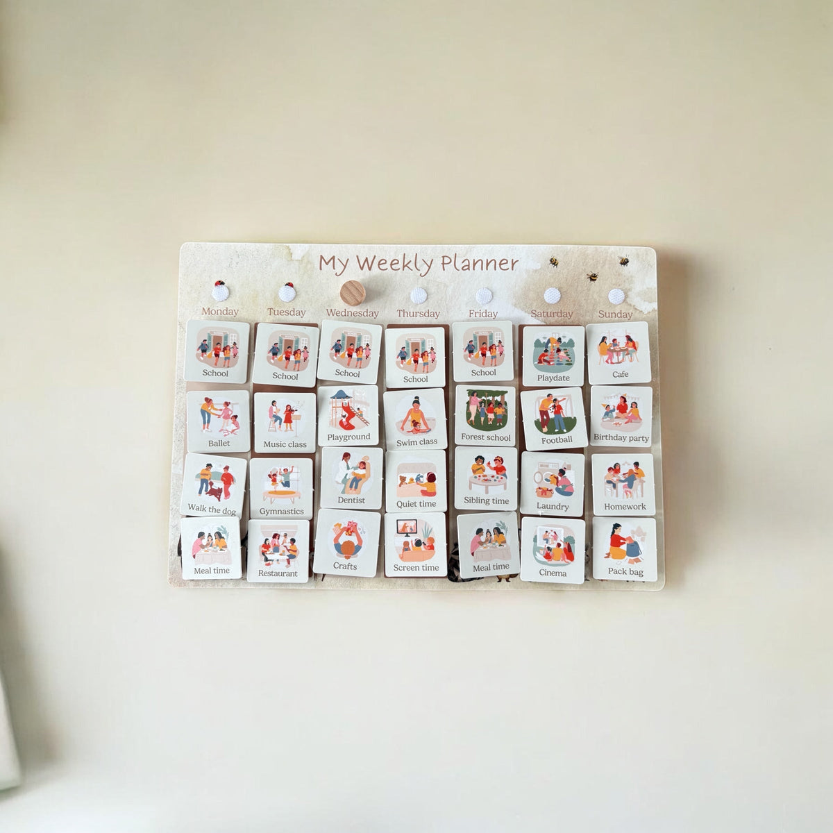 Weekly Planner for Kids A4