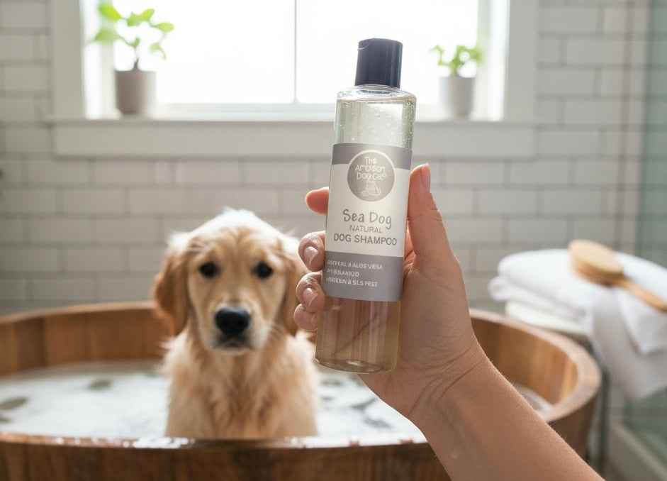 Natural Oatmeal and Aloe Vera Handmade Dog Shampoo