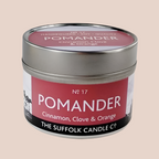 POMANDER - Cinnamon, Clove and Orange - handmade soy candle - 100g