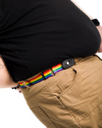 Pride Flag Buckle-Free Belt