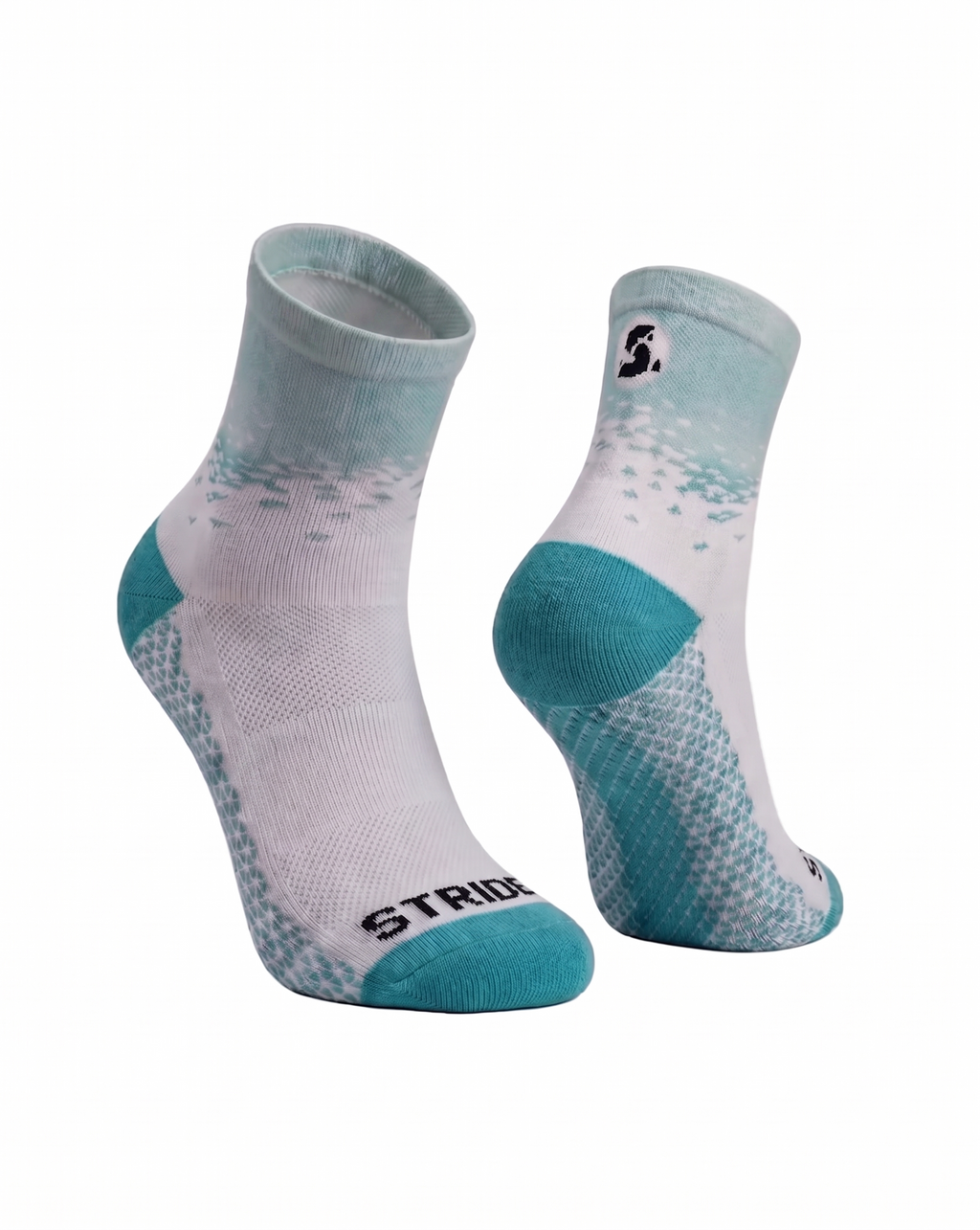 Performance Running Socks - Quarter Crew Jade Force