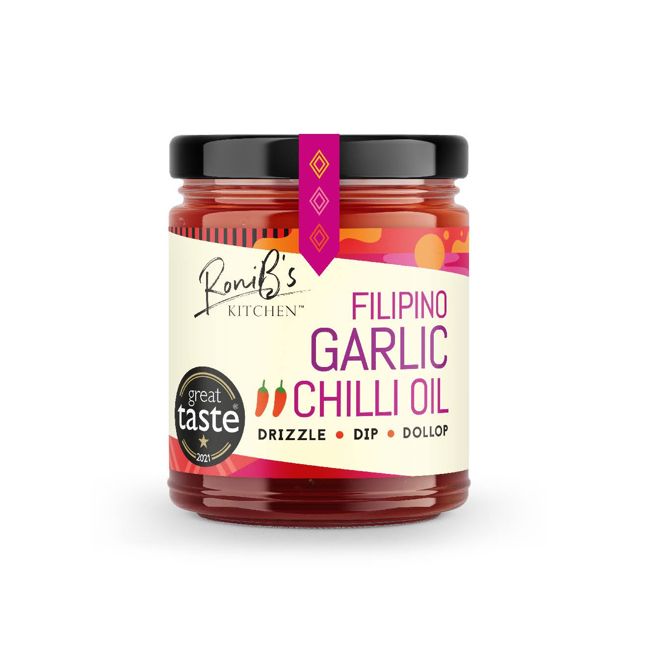 Filipino Garlic Chilli Oil | Great Taste Award Winner | 190ml