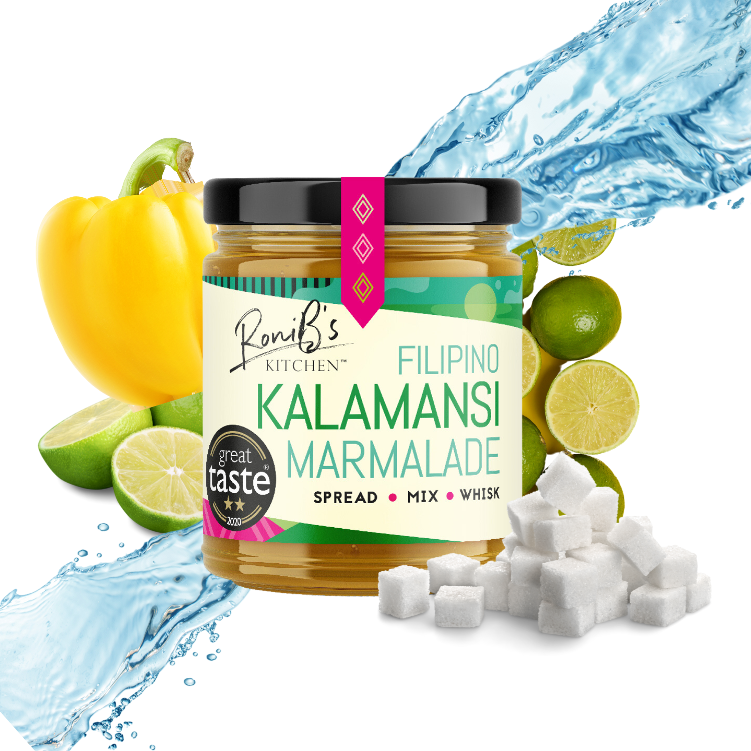 Filipino Kalamansi Marmalade with Don Papa Rum | 2-Star Great Taste Award Winner | 190ml
