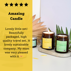 Lemon Sorbet Hand-Poured Coconut Wax Candle | Citrus & Natural Aromatherapy | Vegan, Eco-Friendly Candle | 2 Size Options