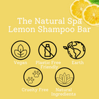 Lemon Shampoo Bar | Natural Hair Wash for All Hair Types | Vegan, Plastic-Free Hair Care