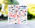 RN & RFA Fleet Union Flag Greeting Card