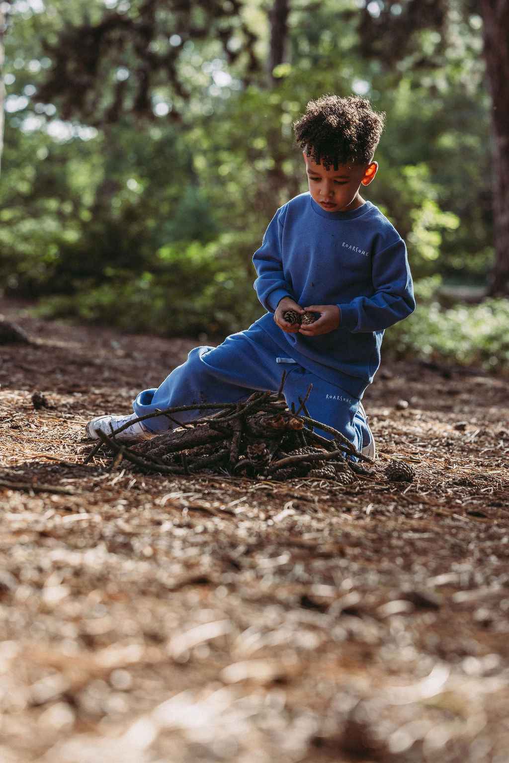 Organic Cotton Tracksuit - Ocean Blue