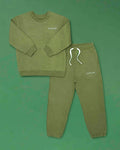 Organic Cotton Tracksuit - Forest Green