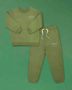 Organic Cotton Tracksuit - Forest Green
