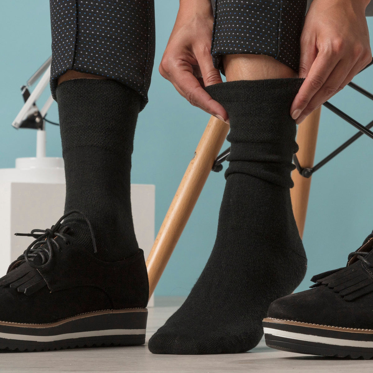 3 Pack Ladies and Mens Non Elastic Sport Socks