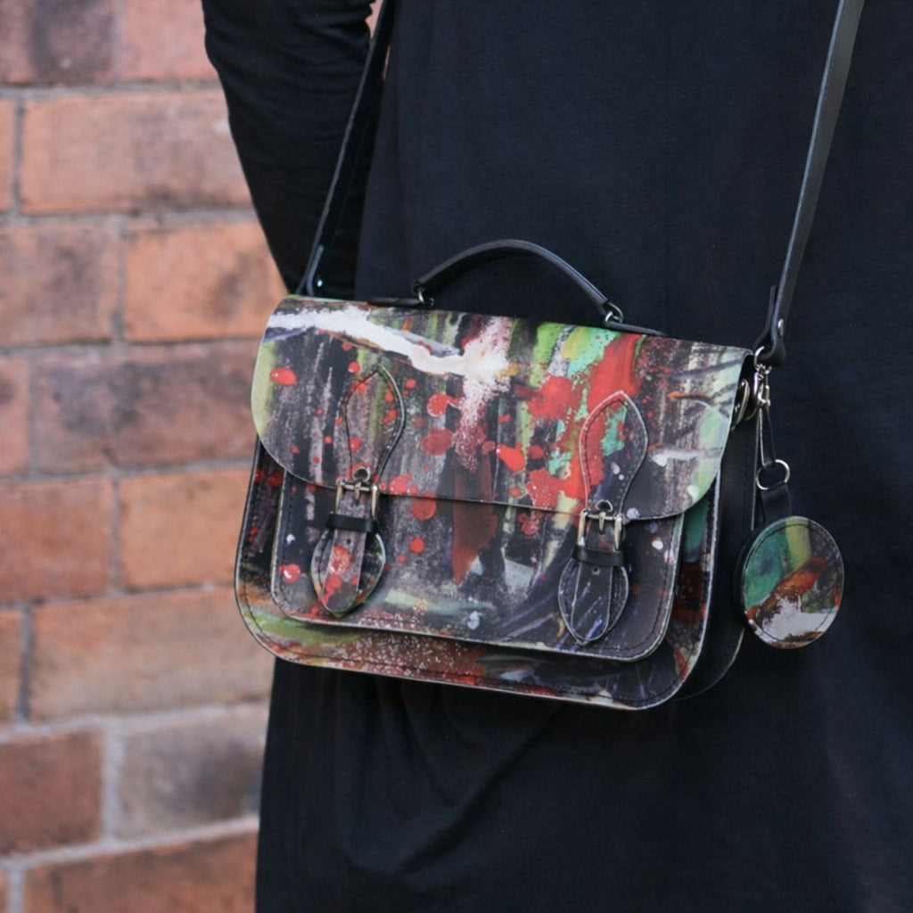 Leather Midi Satchel - Rachel Gadsden Artist Edition