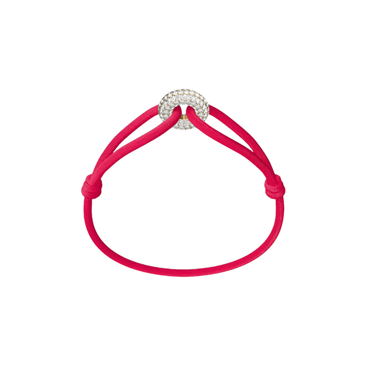 Golden Soho Pavé Cord Bracelet